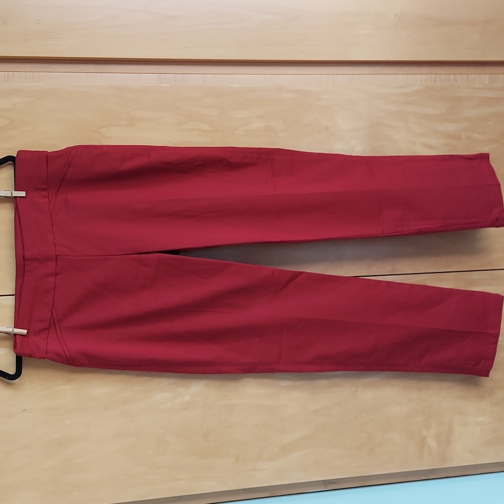 Red dress pants. Pull on